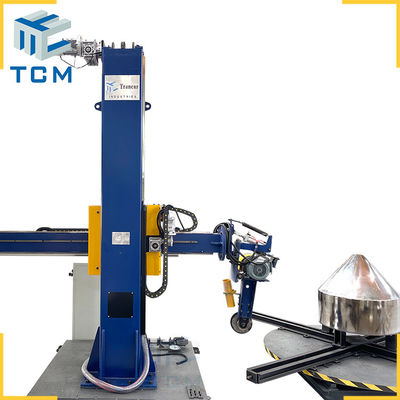 ماشین پولیش 3 فاز Dished End Polishing Machine Conical Shell Surface Metal Polish Grinder