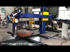 2 در 1 ماشین پولیش اتوماتیک برای بطری فولادی مخزن کاپ سطح خرد کردن