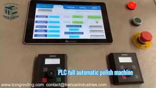 دستگاه پولیش اتوماتیک قیف مخروطی سر ظرف PLC